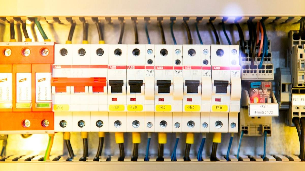 Rozdzielnica i osprzęt elektryczny w nowym mieszkaniu podczas odbioru